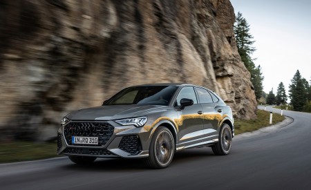 2023 Audi RS Q3 Sportback 10 Years Edition (Color: Chronos Grey Matallic) Front Three-Quarter Wallpapers 450x275 (12)