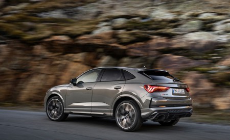 2023 Audi RS Q3 Sportback 10 Years Edition (Color: Chronos Grey Matallic) Rear Three-Quarter Wallpapers 450x275 (11)