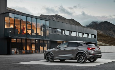 2023 Audi RS Q3 Sportback 10 Years Edition (Color: Chronos Grey Matallic) Rear Three-Quarter Wallpapers 450x275 (42)