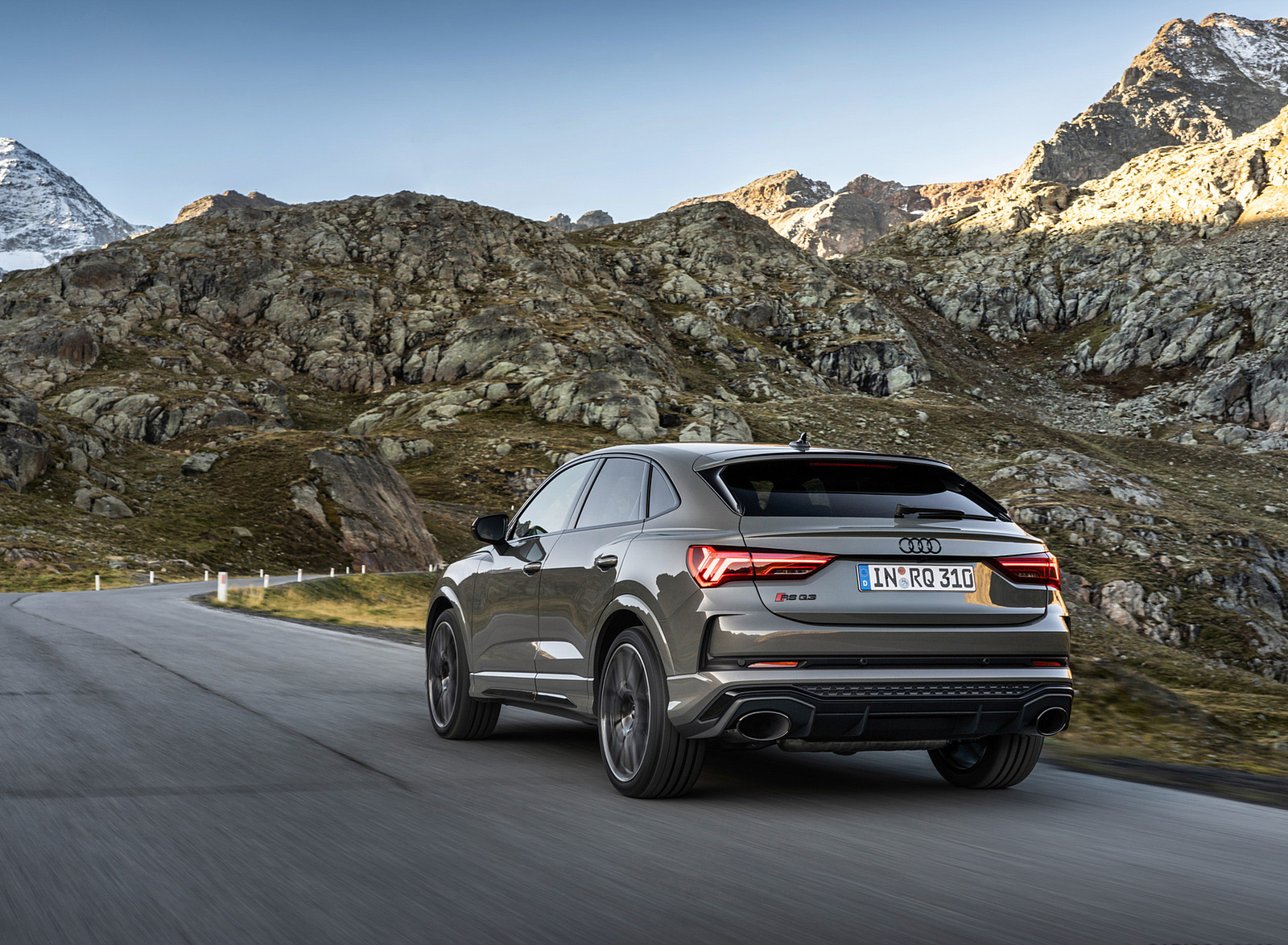 2023 Audi RS Q3 Sportback 10 Years Edition (Color: Chronos Grey Matallic) Rear Three-Quarter Wallpapers (10)