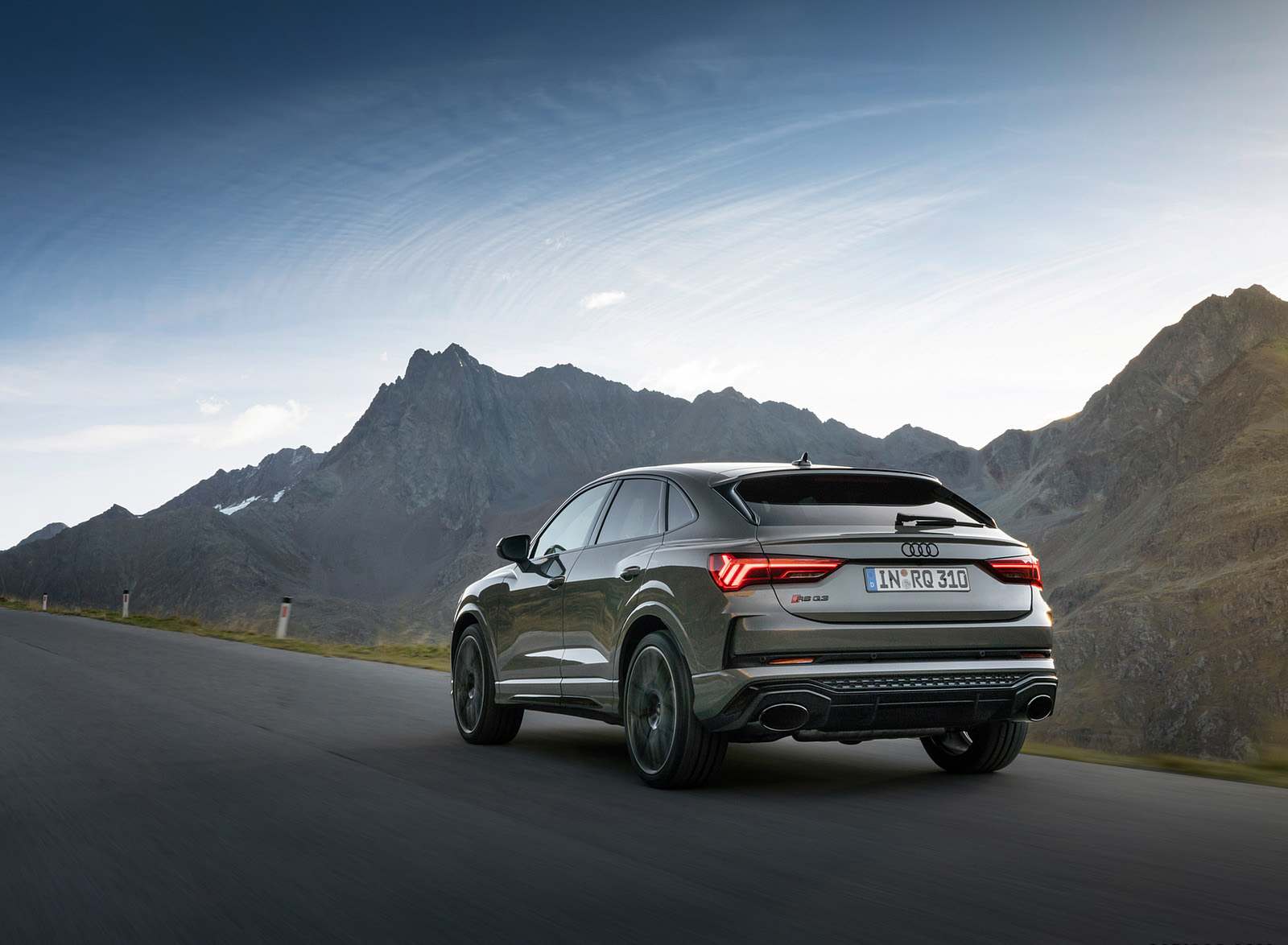 2023 Audi RS Q3 Sportback 10 Years Edition (Color: Chronos Grey Matallic) Rear Three-Quarter Wallpapers (9)