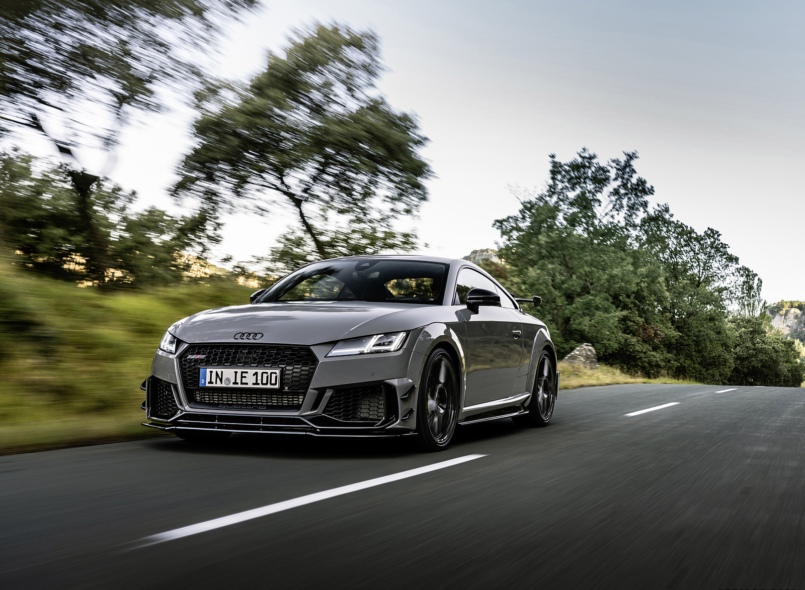 2023 Audi TT RS Coupé Iconic Edition (Color: Nardo Grey) Front Three-Quarter Wallpapers (11)