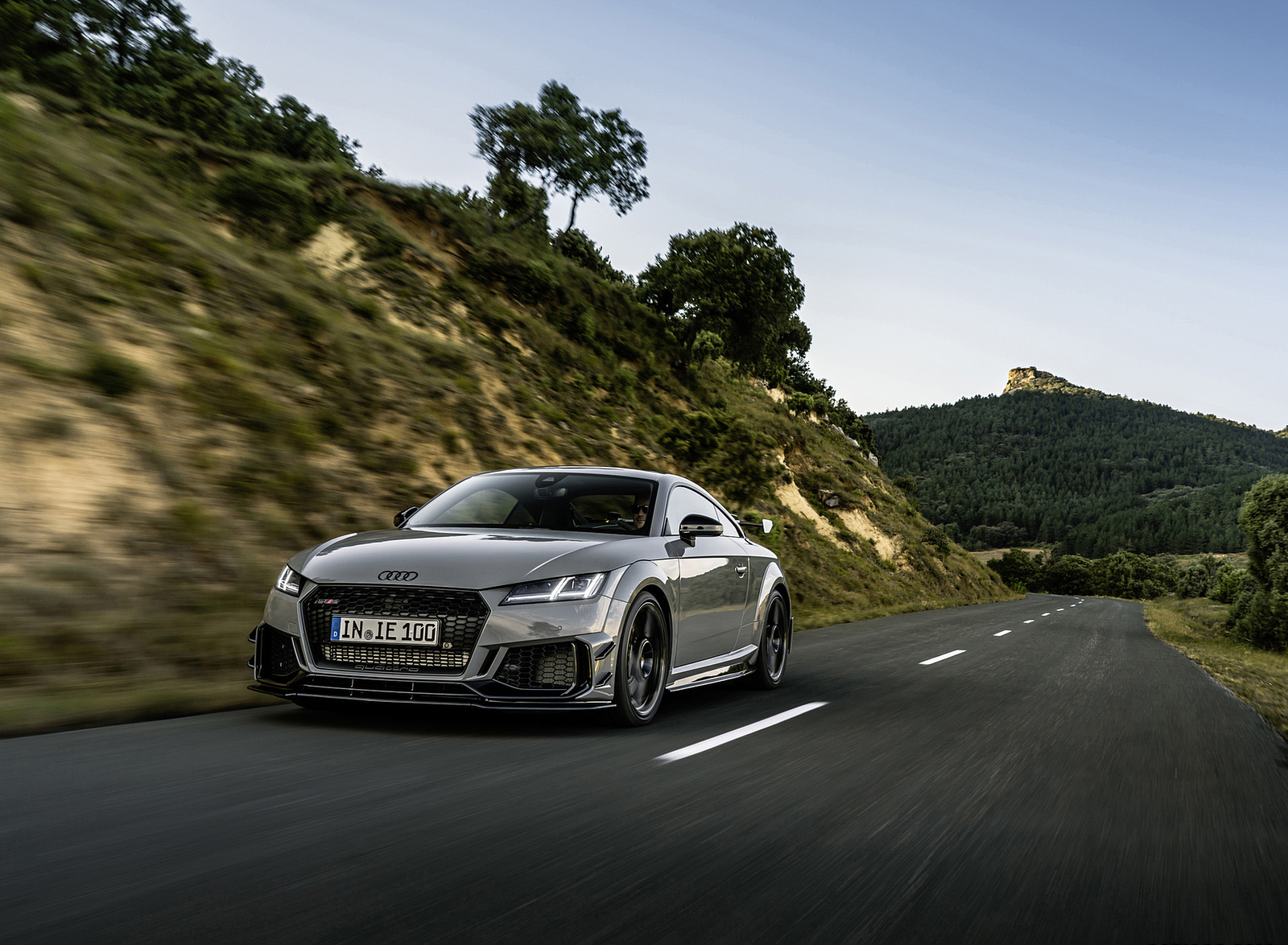 2023 Audi TT RS Coupé Iconic Edition (Color: Nardo Grey) Front Wallpapers (12)