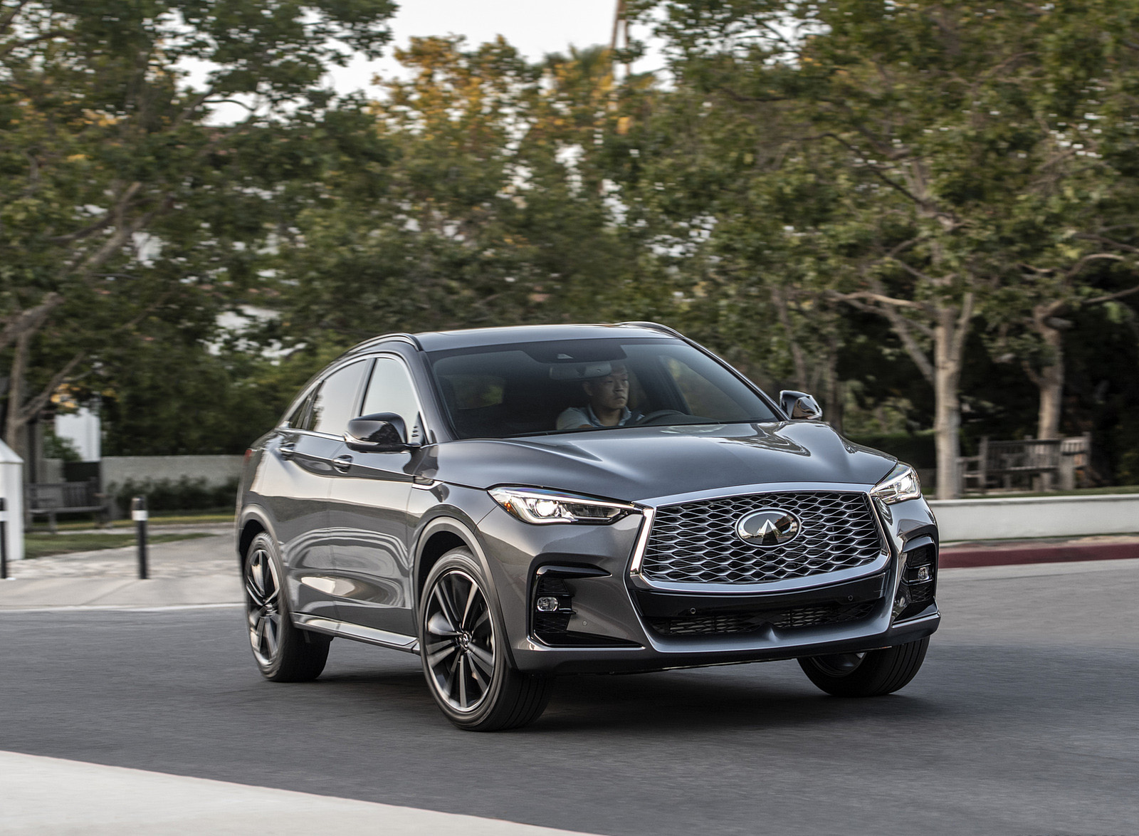 2023 Infiniti QX55 Front Three-Quarter Wallpapers (1)