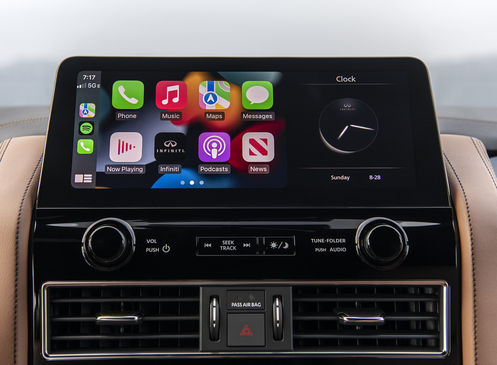 2023 Infiniti QX80 Central Console Wallpapers (11)