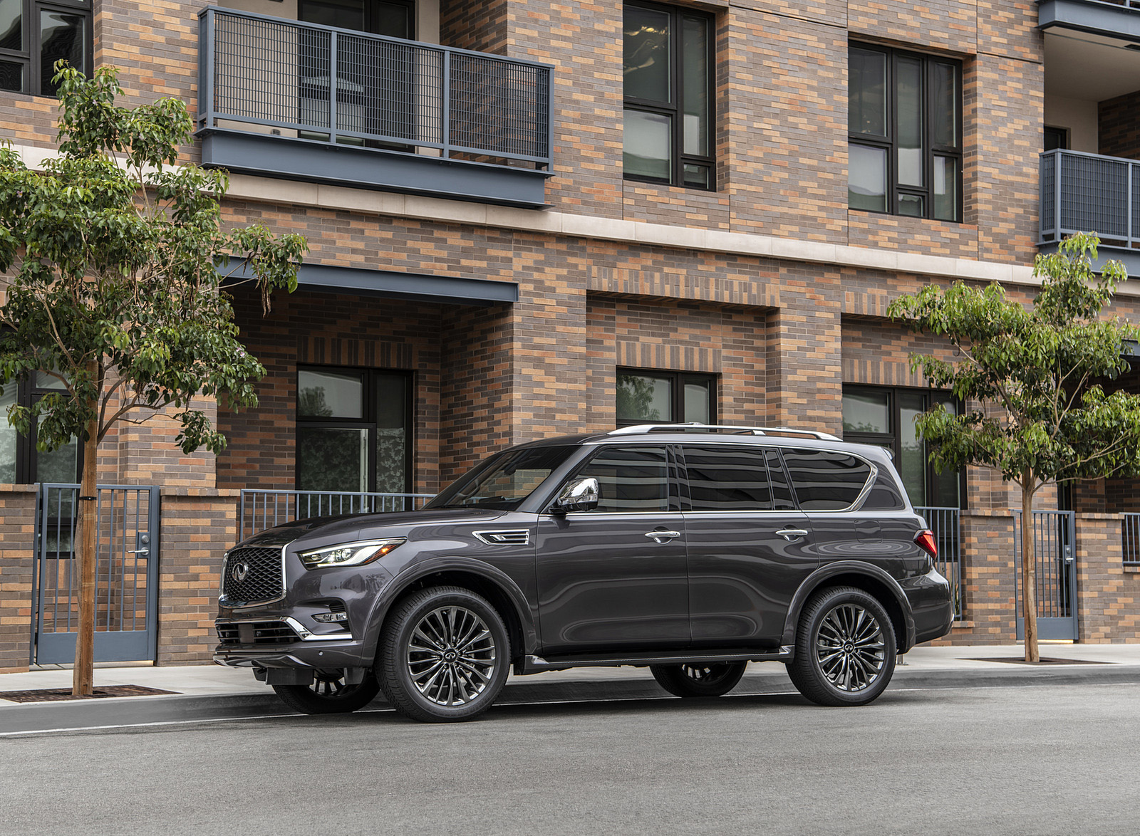 2023 Infiniti QX80 Front Three-Quarter Wallpapers (1)