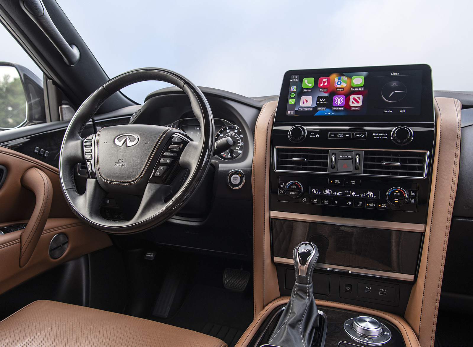 2023 Infiniti QX80 Interior Wallpapers (10)