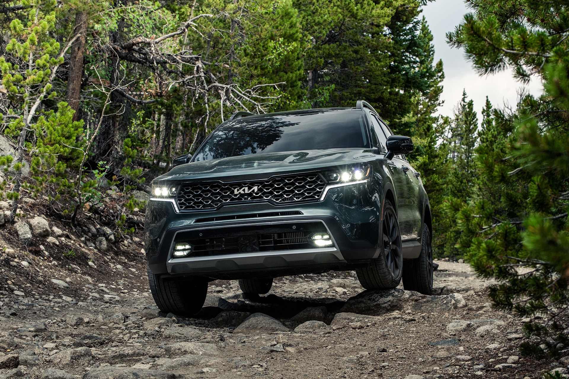 2023 Kia Sorento X-Line Front Wallpapers (1)