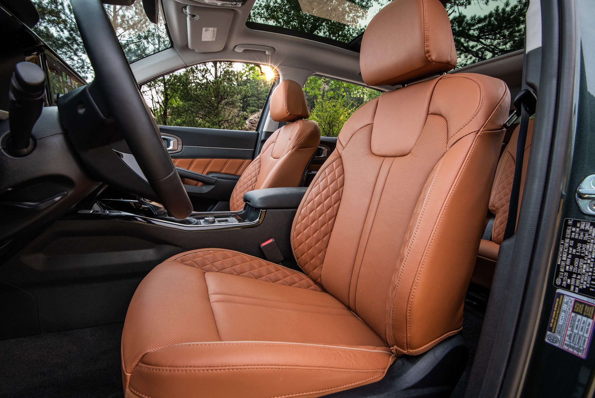 2023 Kia Sorento X-Line US version Interior Front Seats Wallpapers (13)