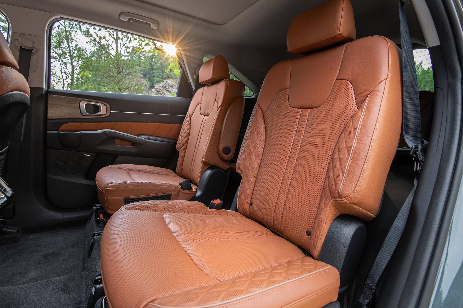 2023 Kia Sorento X-Line US version Interior Rear Seats Wallpapers (15)