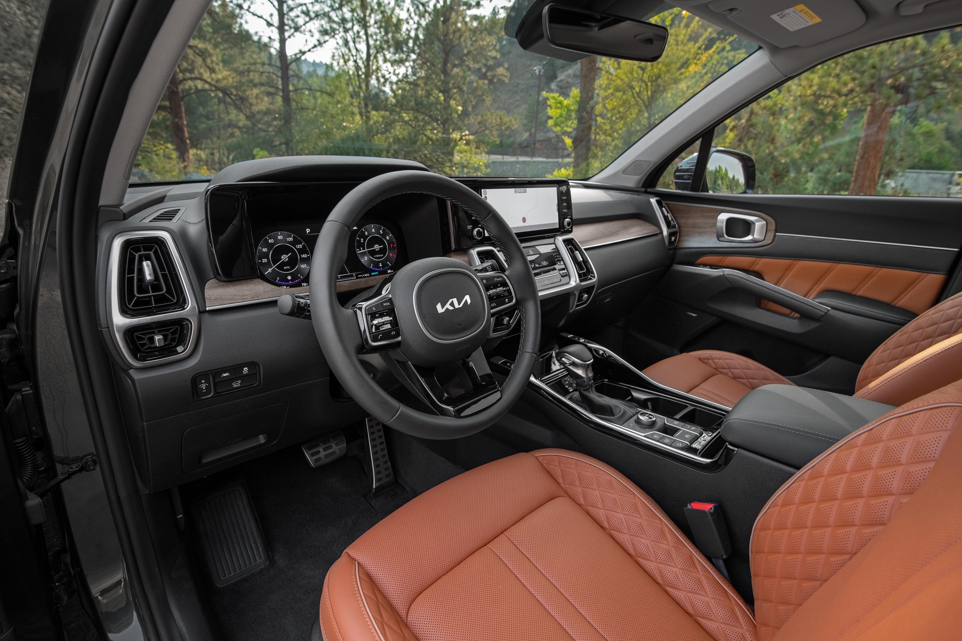 2023 Kia Sorento X-Line Interior Wallpapers (5)