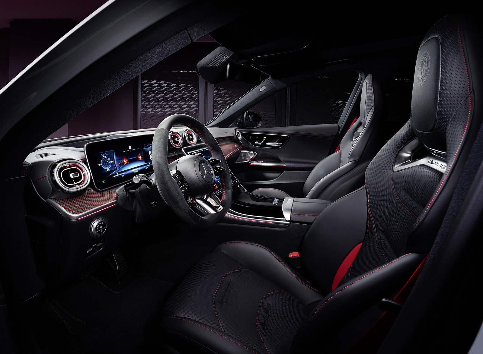 2023 Mercedes-AMG C 63 S E PERFORMANCE F1 Edition Interior Wallpapers (12)