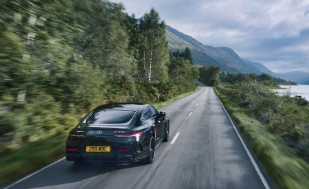 2023 Mercedes-AMG GT 63 S E Performance 4-door (UK-Spec) Rear Wallpapers 450x275 (12)