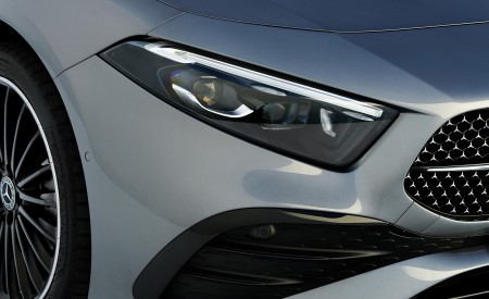 2023 Mercedes-Benz A-Class A 250 e Hatchback AMG Line (Color: Mountain Grey) Headlight Wallpapers 450x275 (6)