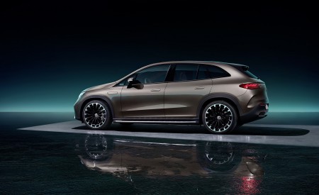 2023 Mercedes-Benz EQE SUV AMG Line Night Package (Color: Velvet Brown Metallic) Side Wallpapers 450x275 (44)