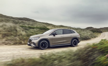 2023 Mercedes-Benz EQE SUV AMG Line Night Package (Color: Velvet Brown Metallic) Side Wallpapers 450x275 (15)