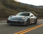 2023 Porsche 911 Carrera T (Color: GT Silver Metallic) Front Three-Quarter Wallpapers 150x120