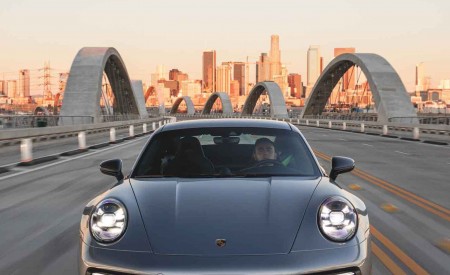 2023 Porsche 911 Carrera T (Color: GT Silver Metallic) Front Wallpapers 450x275 (160)