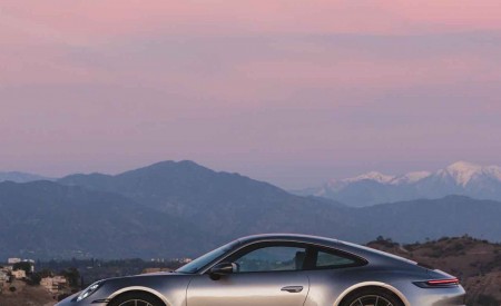 2023 Porsche 911 Carrera T (Color: GT Silver Metallic) Side Wallpapers 450x275 (172)