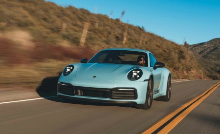 2023 Porsche 911 Carrera T (Color: Gulf Blue) Front Wallpapers 450x275 (92)