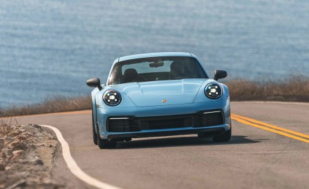 2023 Porsche 911 Carrera T (Color: Gulf Blue) Front Wallpapers 450x275 (93)