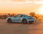 2023 Porsche 911 Carrera T (Color: Gulf Blue) Rear Three-Quarter Wallpapers 150x120