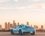 2023 Porsche 911 Carrera T (Color: Gulf Blue) Rear Three-Quarter Wallpapers 150x120