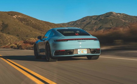 2023 Porsche 911 Carrera T (Color: Gulf Blue) Rear Wallpapers 450x275 (103)