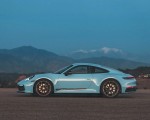2023 Porsche 911 Carrera T (Color: Gulf Blue) Side Wallpapers 150x120