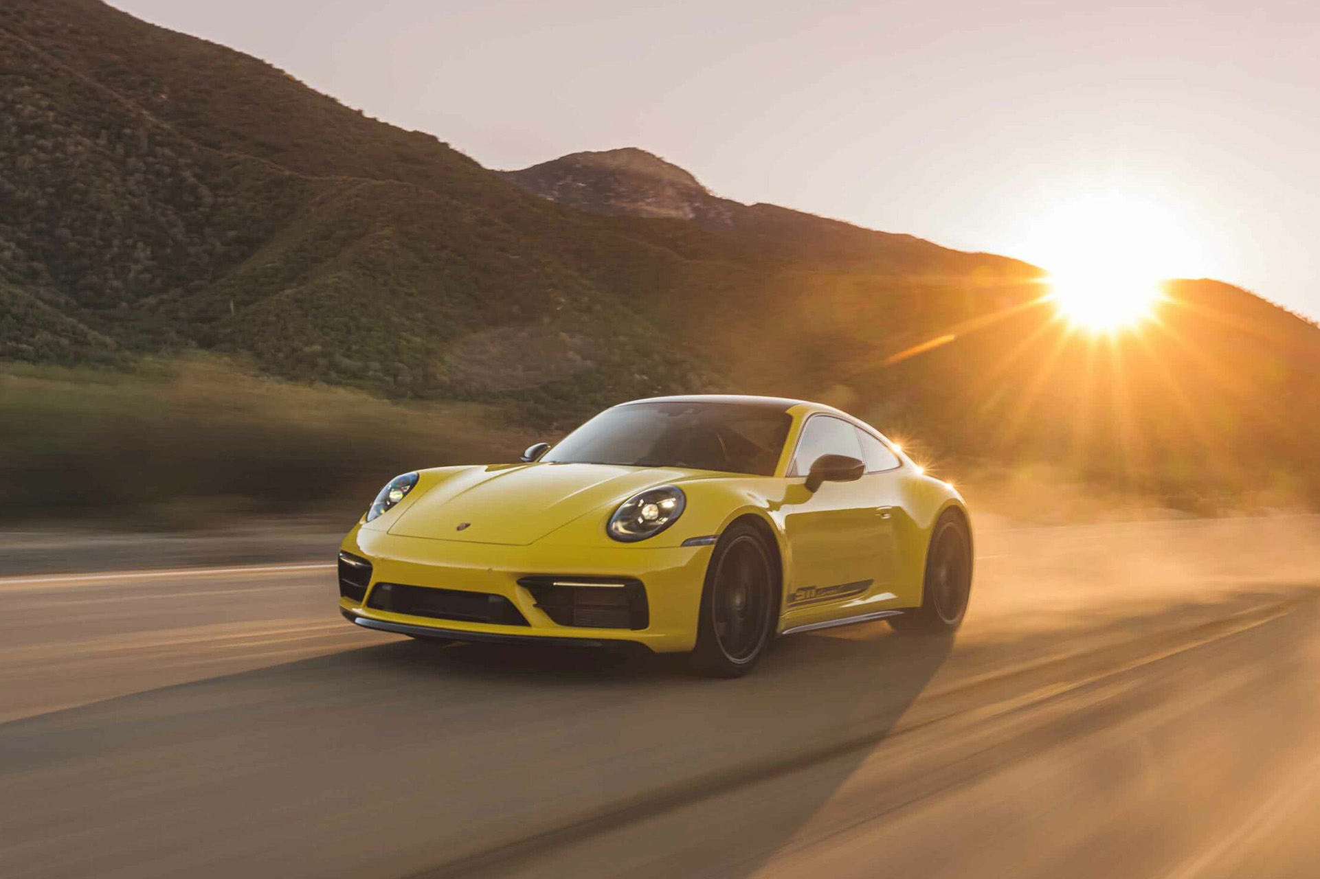 2023 Porsche 911 Carrera T (Color: Racing Yellow) Front Three-Quarter Wallpapers (14)