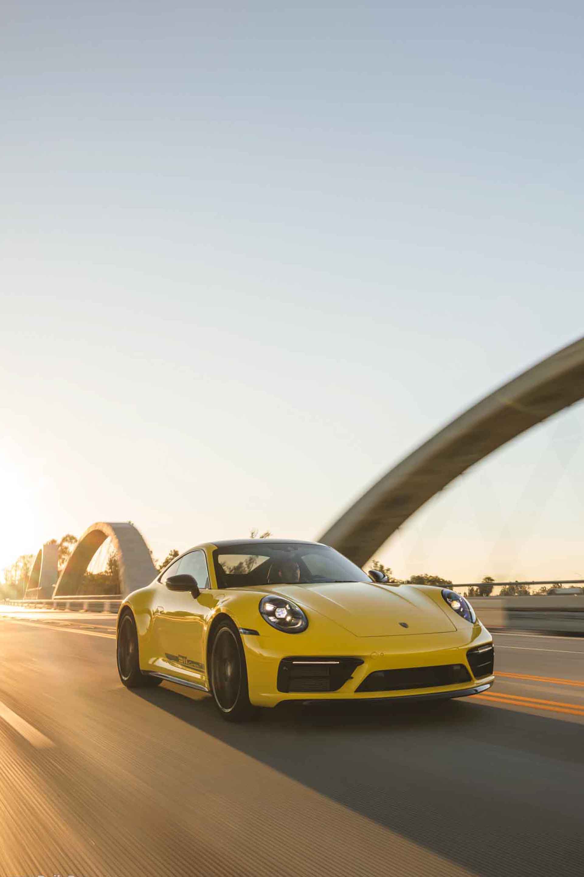 2023 Porsche 911 Carrera T (Color: Racing Yellow) Front Three-Quarter Wallpapers (4)