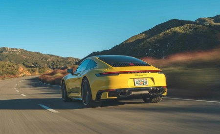 2023 Porsche 911 Carrera T (Color: Racing Yellow) Rear Three-Quarter Wallpapers 450x275 (42)