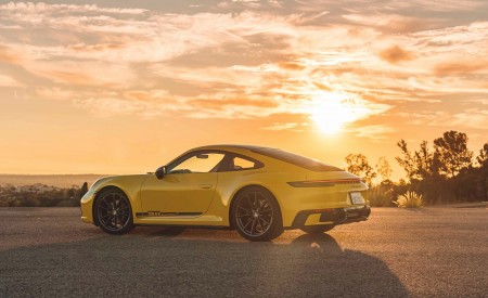2023 Porsche 911 Carrera T (Color: Racing Yellow) Rear Three-Quarter Wallpapers 450x275 (61)
