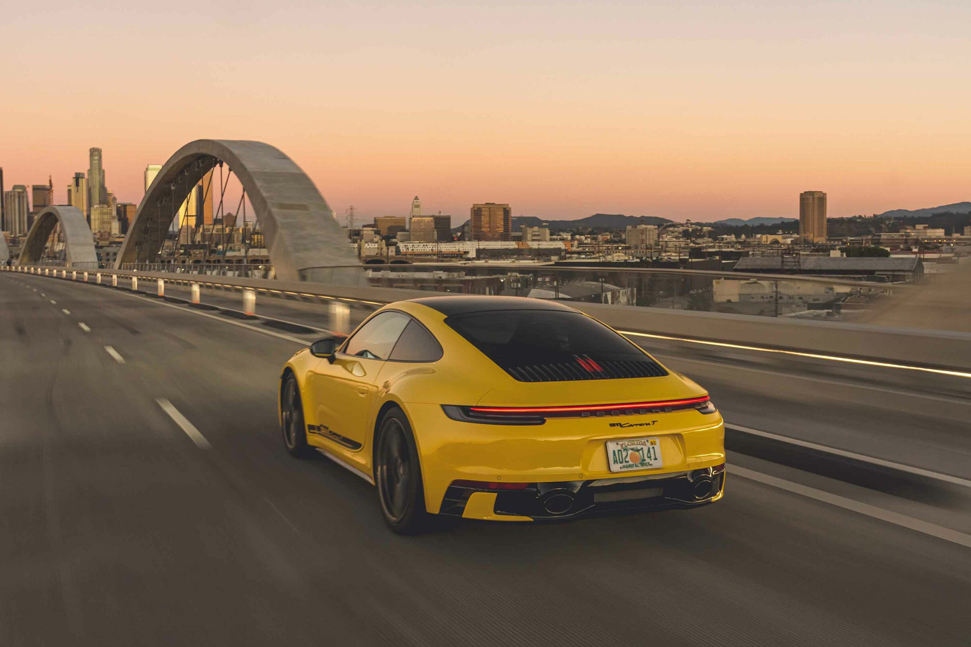 2023 Porsche 911 Carrera T (Color: Racing Yellow) Rear Three-Quarter Wallpapers (11)