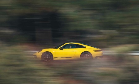 2023 Porsche 911 Carrera T (Color: Racing Yellow) Side Wallpapers 450x275 (46)