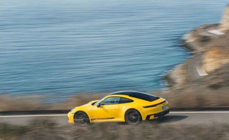 2023 Porsche 911 Carrera T (Color: Racing Yellow) Side Wallpapers 450x275 (53)