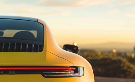 2023 Porsche 911 Carrera T (Color: Racing Yellow) Tail Light Wallpapers 450x275 (78)