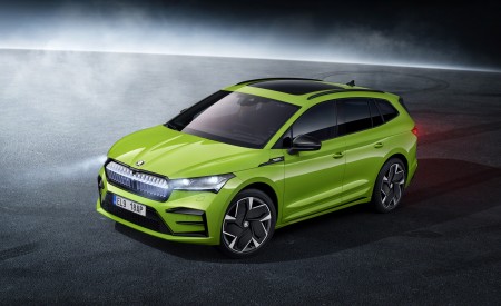 2023 Skoda Enyaq RS iV Front Three-Quarter Wallpapers 450x275 (119)