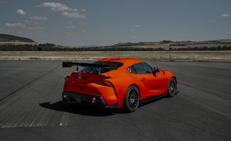 2023 Toyota GR Supra GT4 Rear Three-Quarter Wallpapers 450x275 (2)
