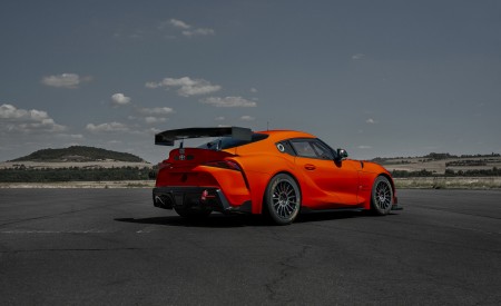 2023 Toyota GR Supra GT4 Rear Three-Quarter Wallpapers  450x275 (4)