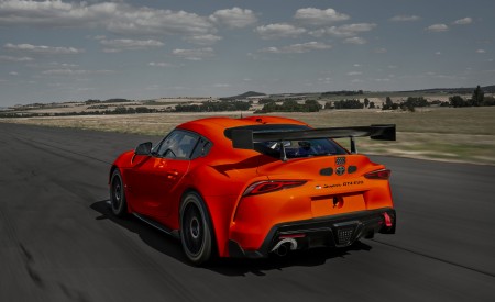 2023 Toyota GR Supra GT4 Rear Three-Quarter Wallpapers 450x275 (7)