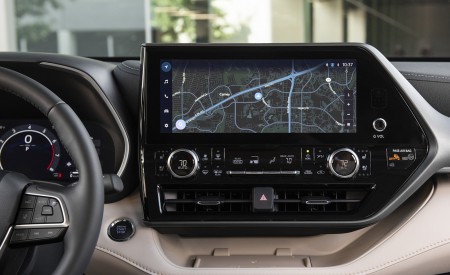 2023 Toyota Highlander Limited AWD 2.4-Liter Turbo (Color: Cypress Green) Central Console Wallpapers 450x275 (18)