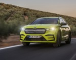 2023 Škoda Enyaq RS iV Front Wallpapers 150x120