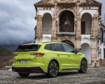 2023 Škoda Enyaq RS iV Rear Three-Quarter Wallpapers 150x120