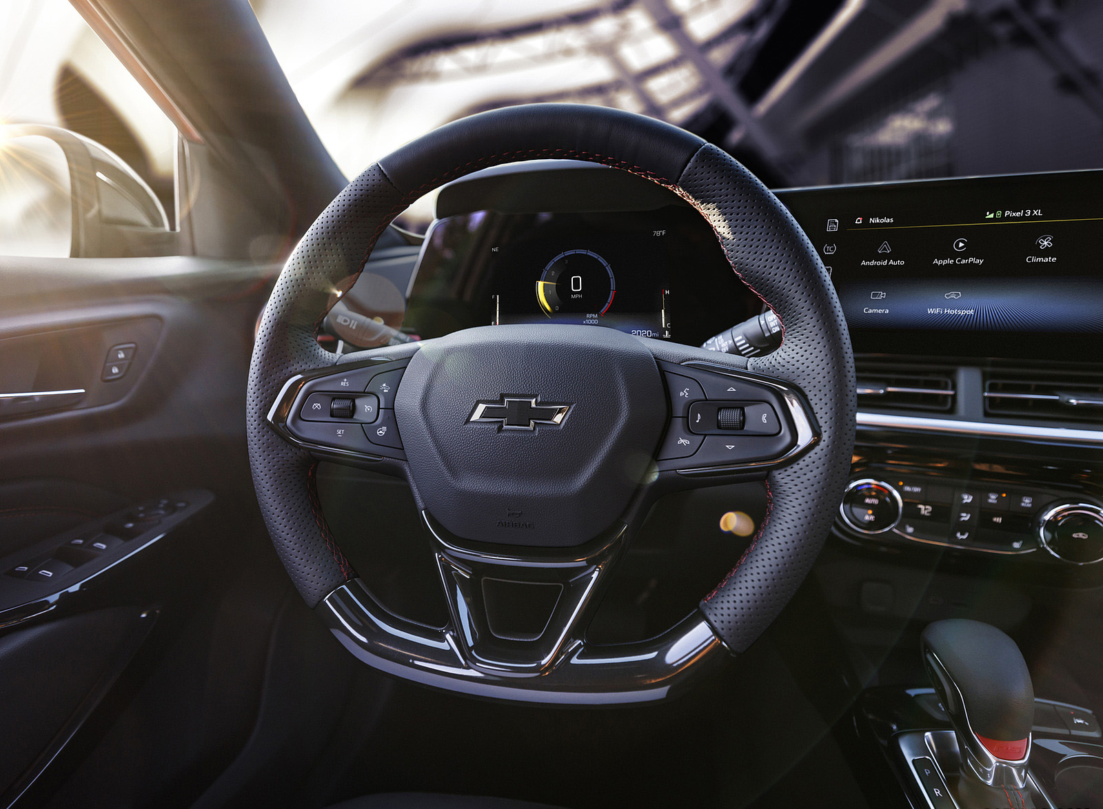 2024 Chevrolet Trax RS Interior Steering Wheel Wallpapers (8)