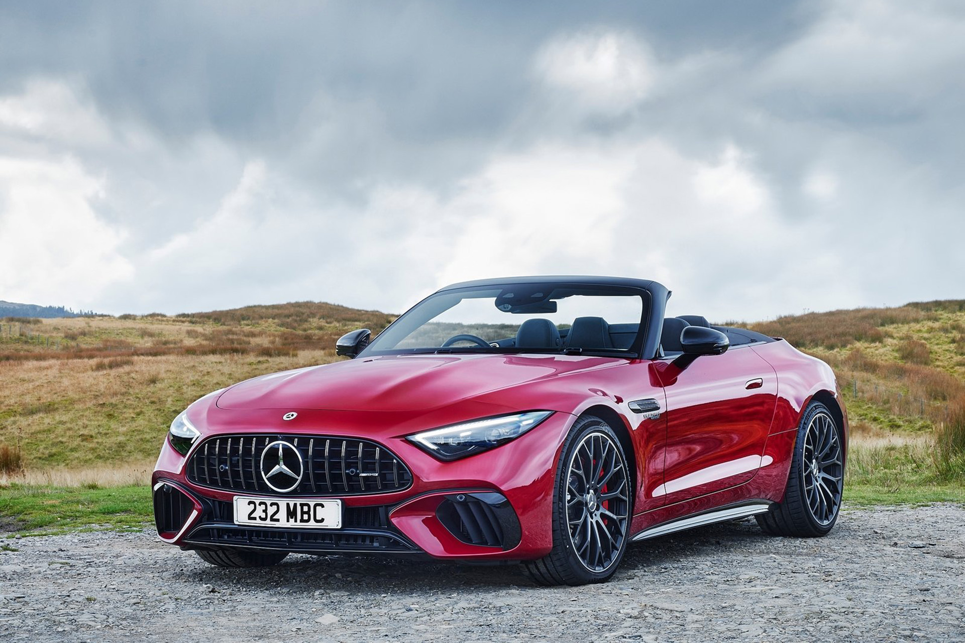 2022 Mercedes-AMG SL 55 UK version Front Three-Quarter Wallpapers (11)
