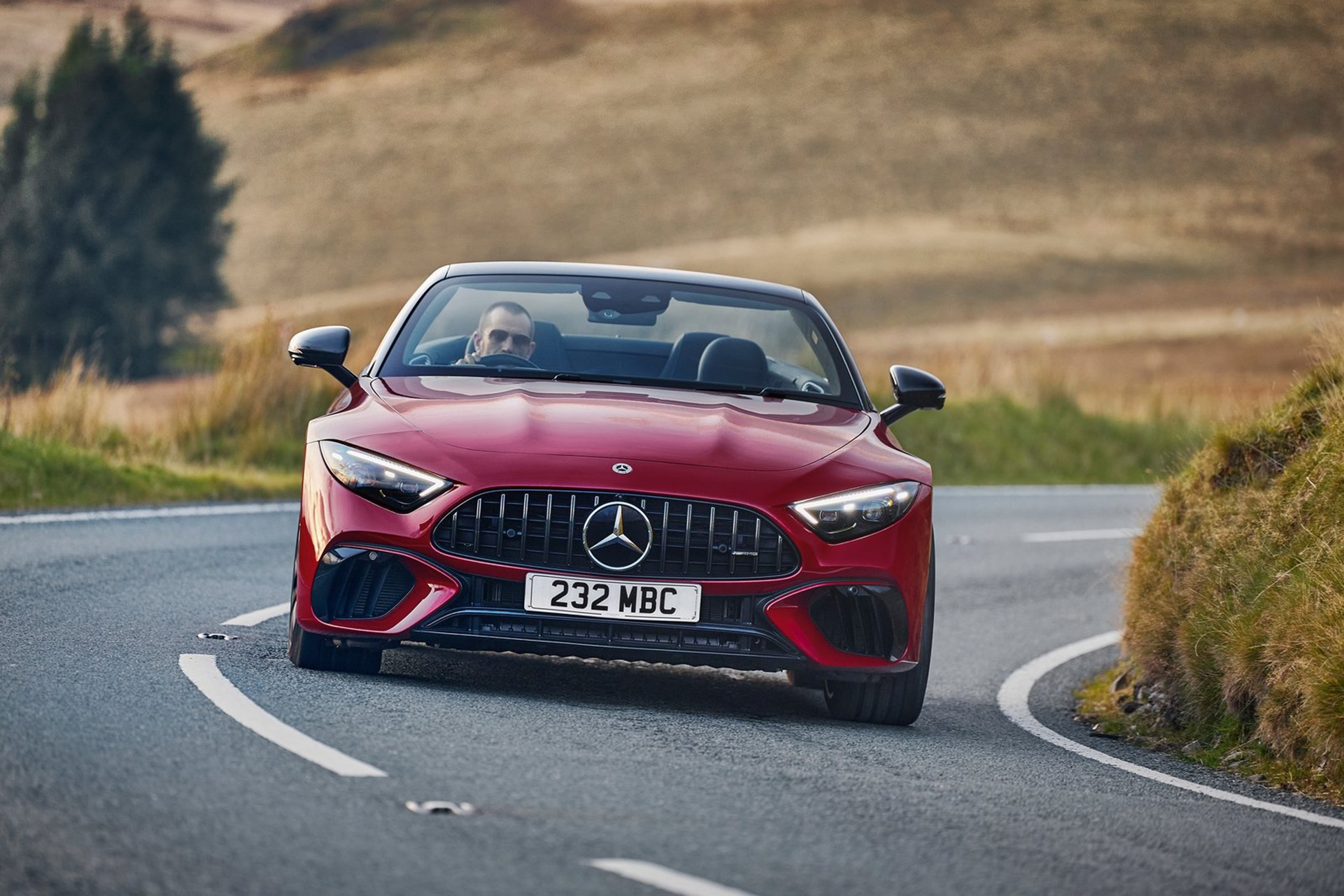 2022 Mercedes-AMG SL 55 (UK-Spec) Front Wallpapers (2)