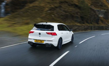2022 Volkswagen Golf R 20 Years (UK-Spec) Rear Three-Quarter Wallpapers 450x275 (4)