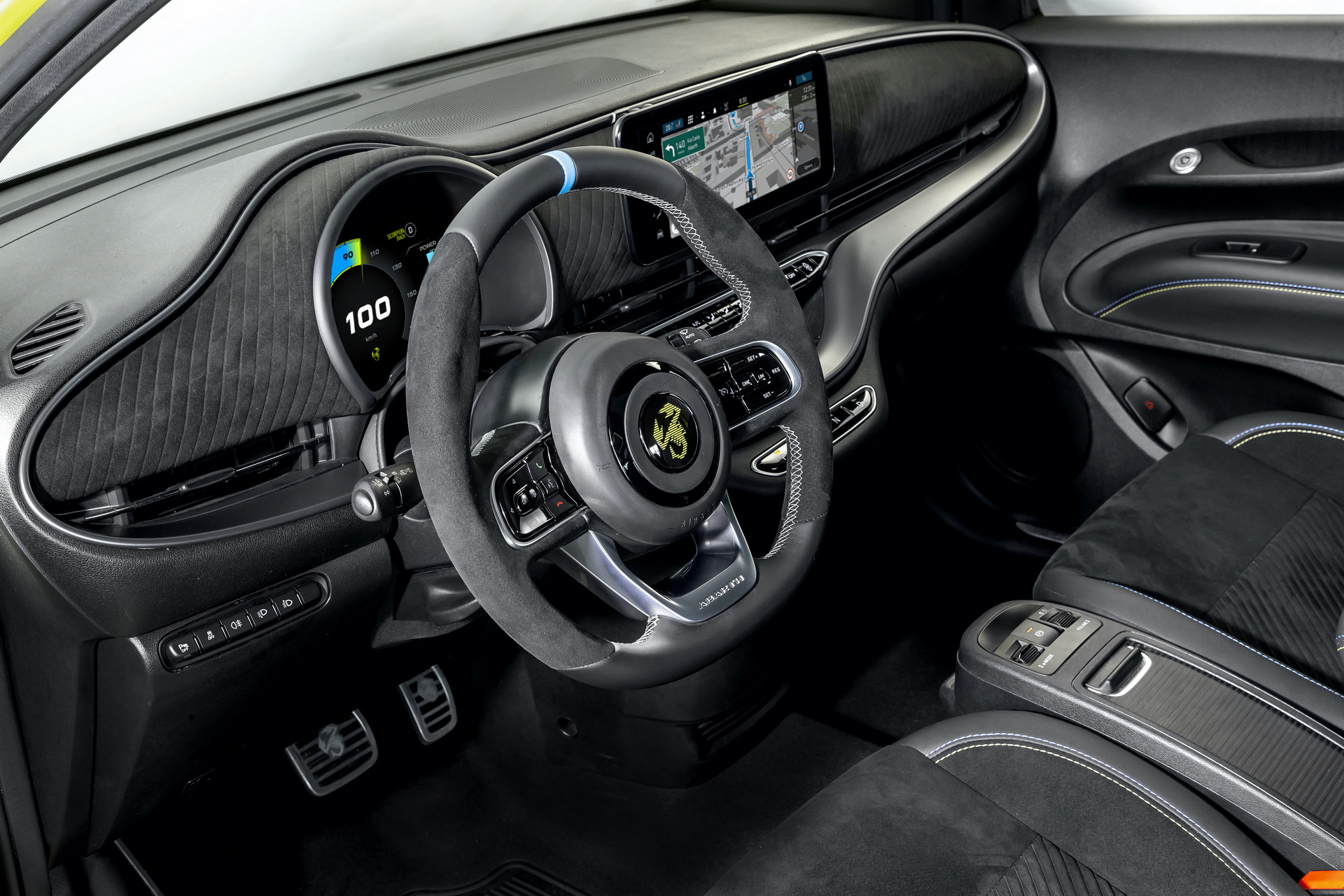 2023 Abarth 500e Interior Wallpapers #30 of 42