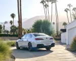 2023 BMW 760i xDrive (Color: Mineral White Metallic; US-Spec) Rear Three-Quarter Wallpapers 150x120